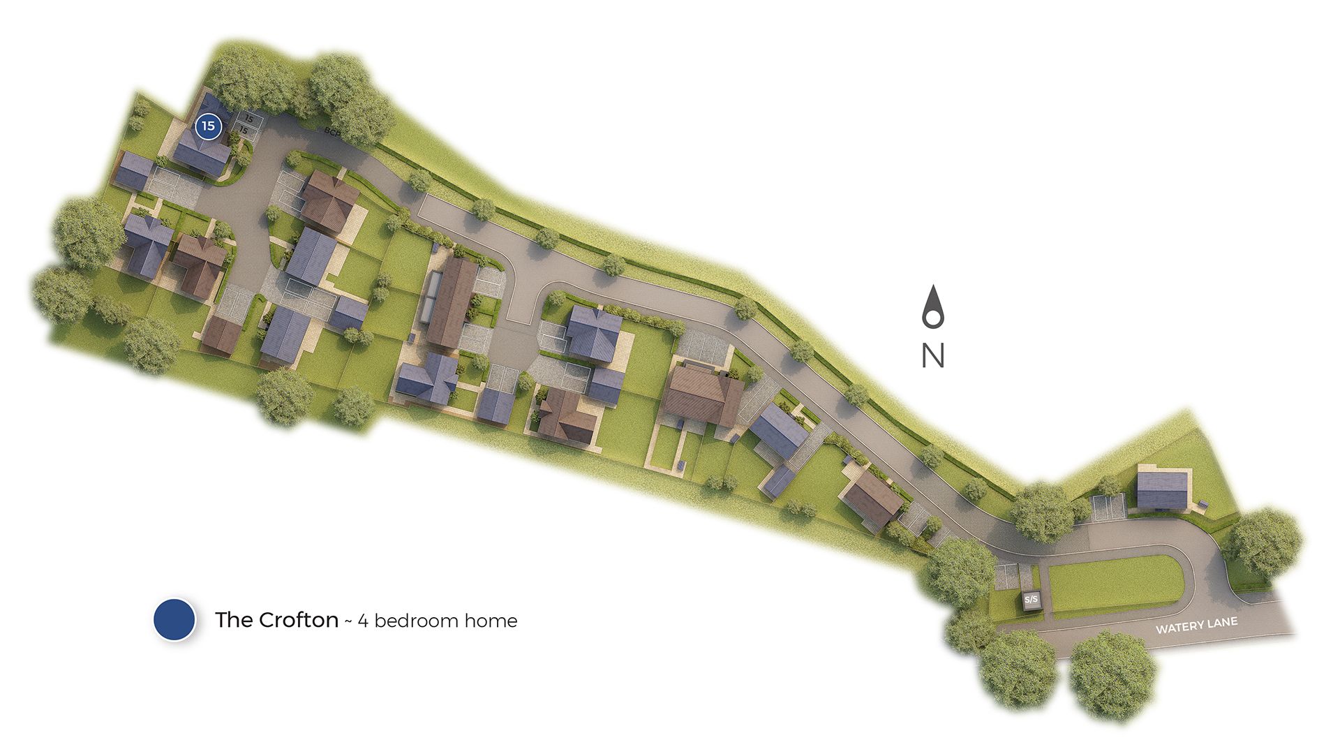 Crofton Siteplan New Houses Warwickshire
