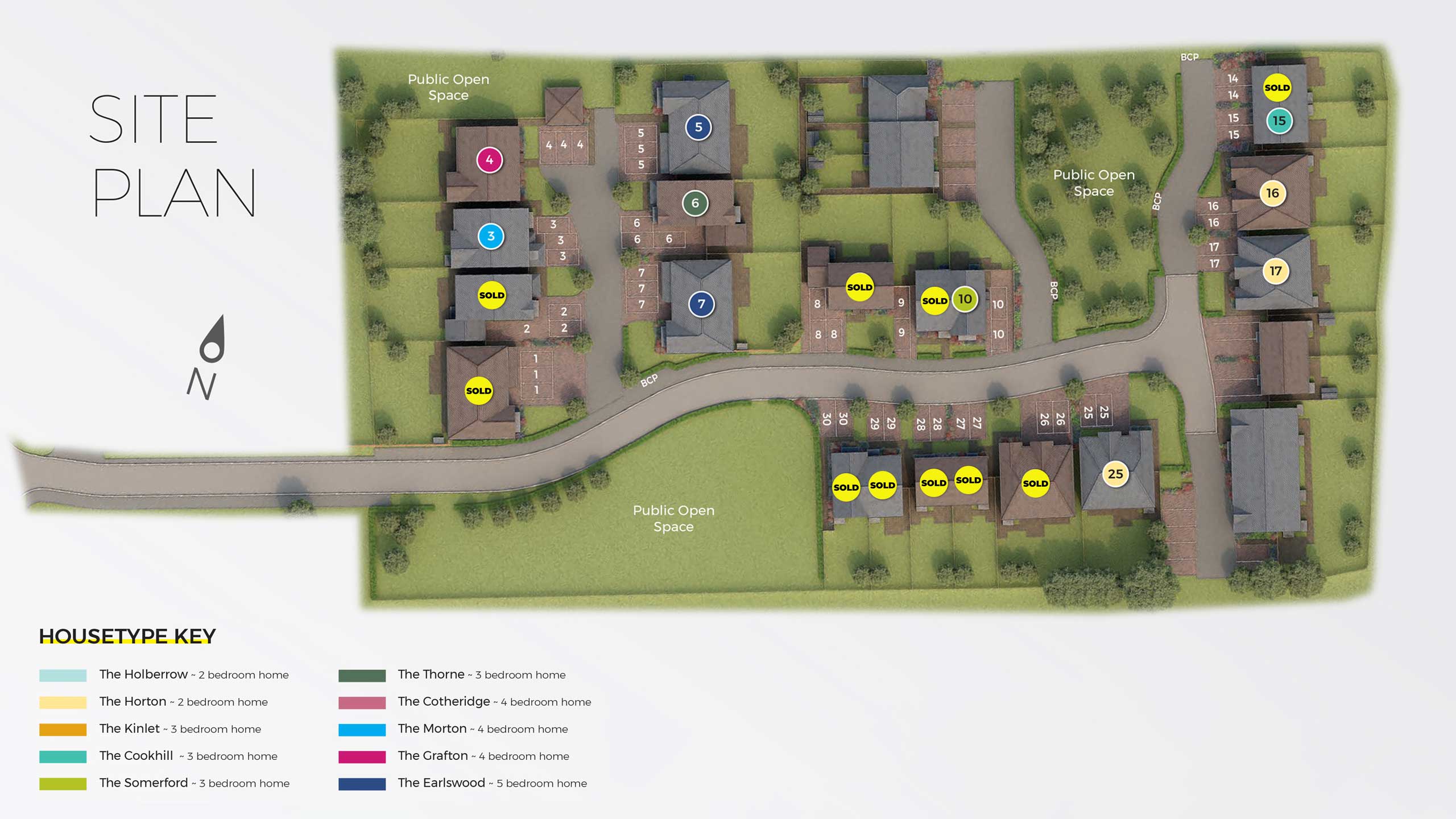 Inkberrow-site-plan-26.05 Ambridge Fields - New houses in Worcestershire