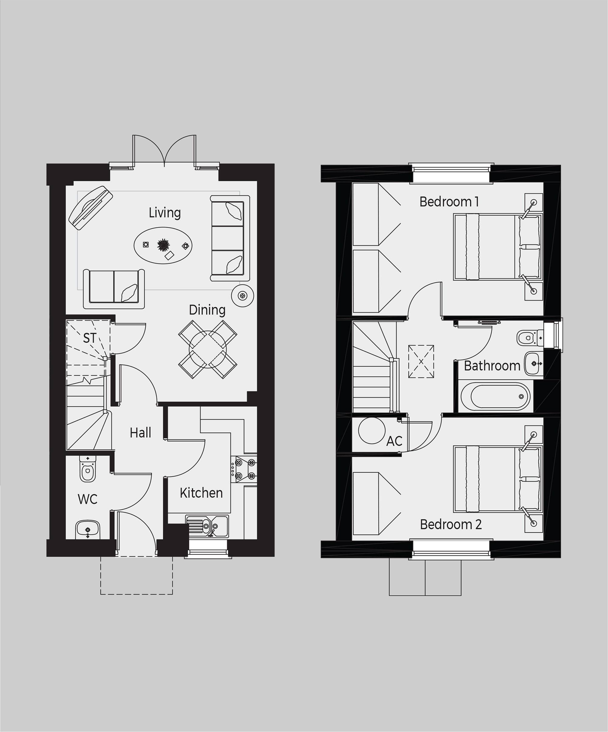 Bedstone-Severn-Meadows-Plan Deerhurst Gardens - New houses in Warwickshire