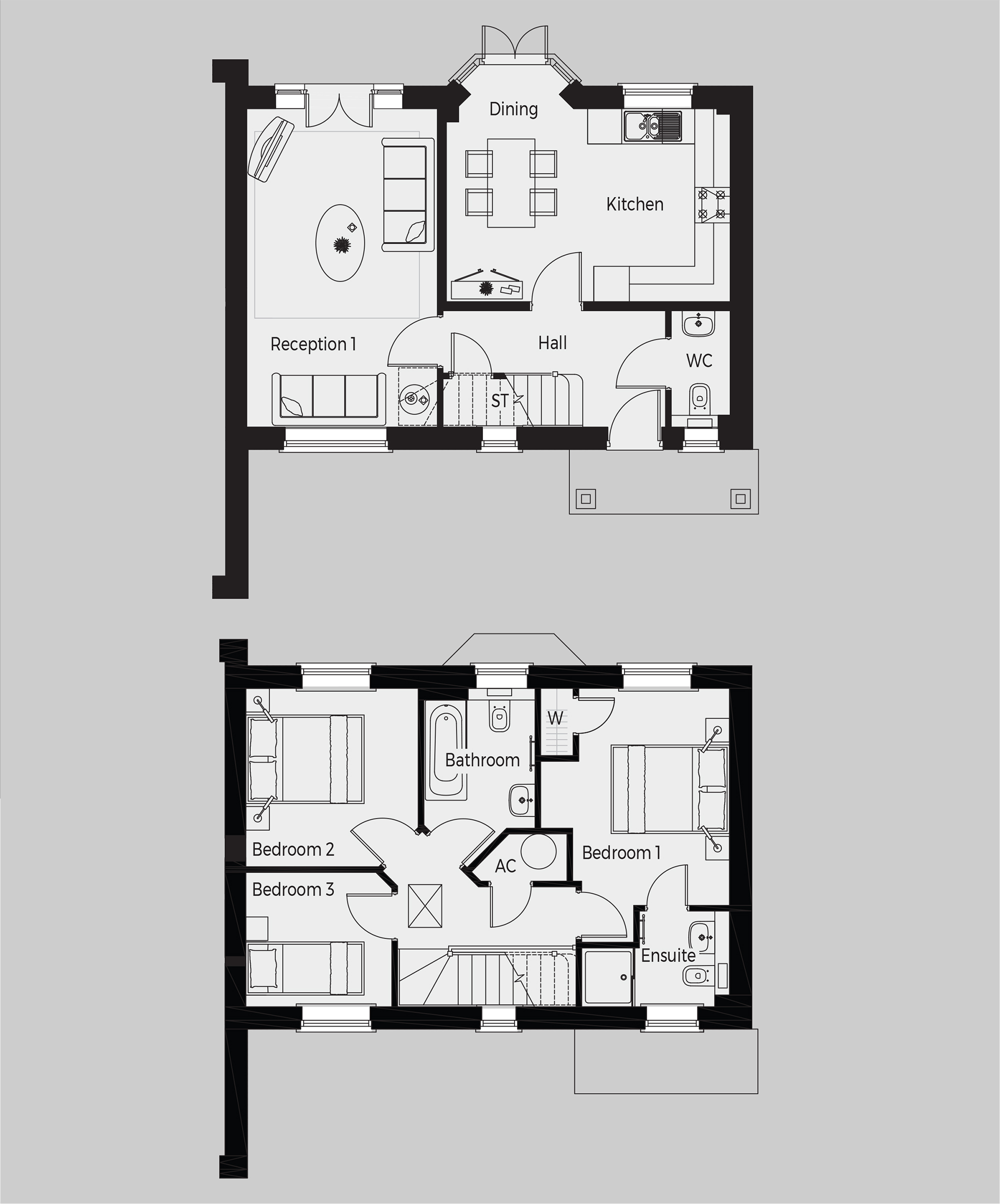 Hanley-Severn-Meadows-Plan Deerhurst Gardens - New houses in Warwickshire