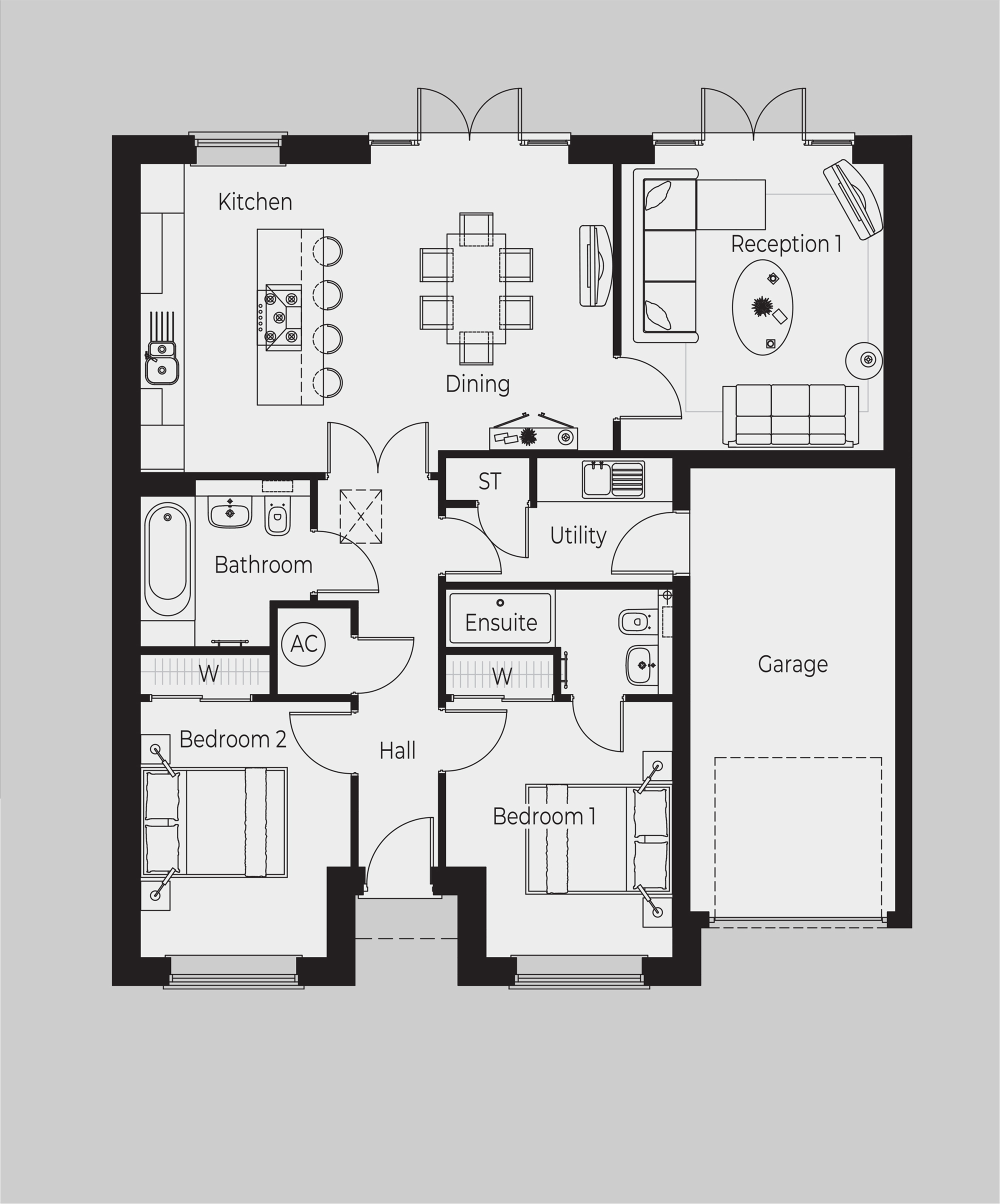 Horton-Ambridge-Fields-Plan Deerhurst Gardens - New houses in Warwickshire