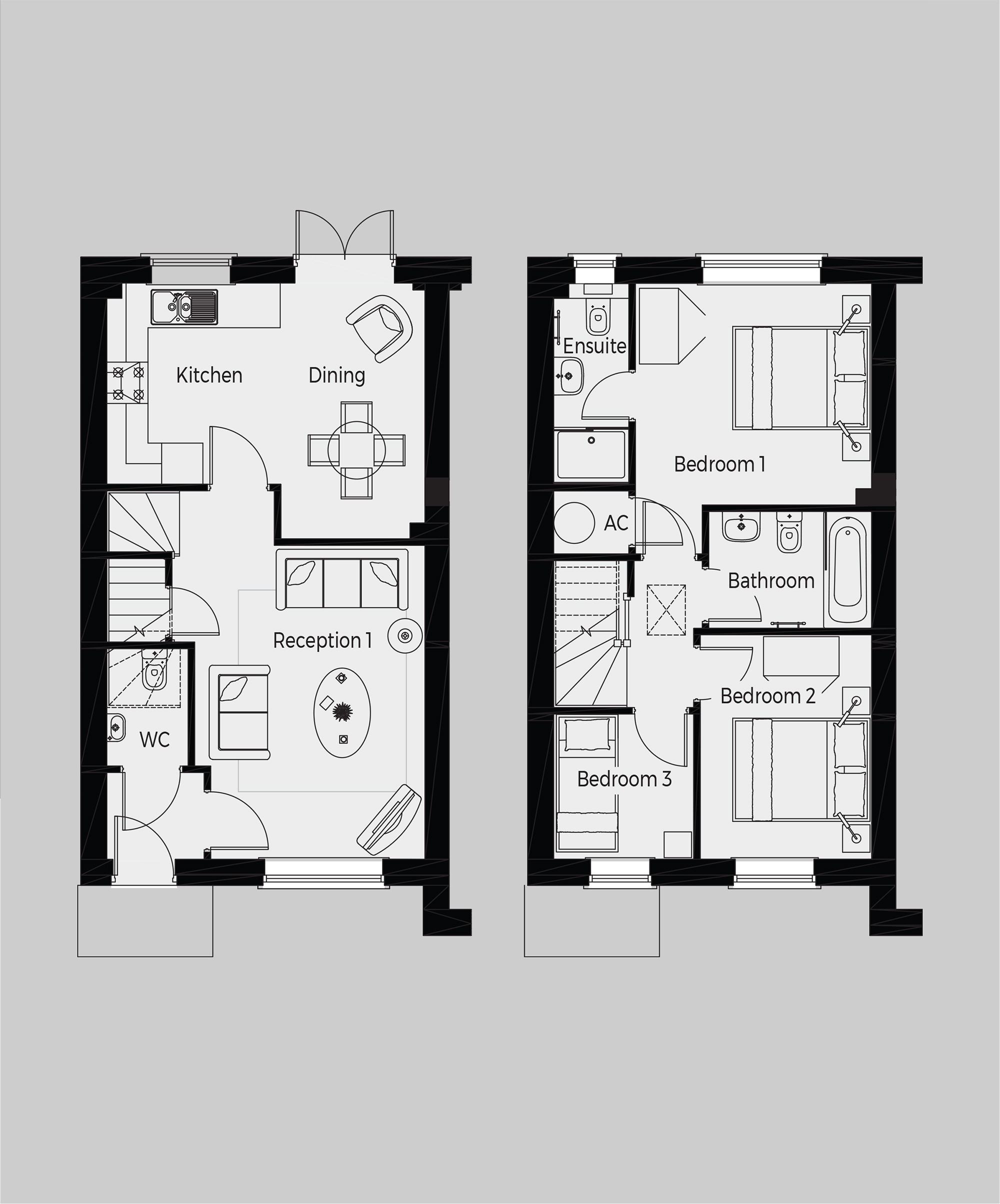 Kinlet-Severn-Meadows-Plan Deerhurst Gardens - New houses in Warwickshire