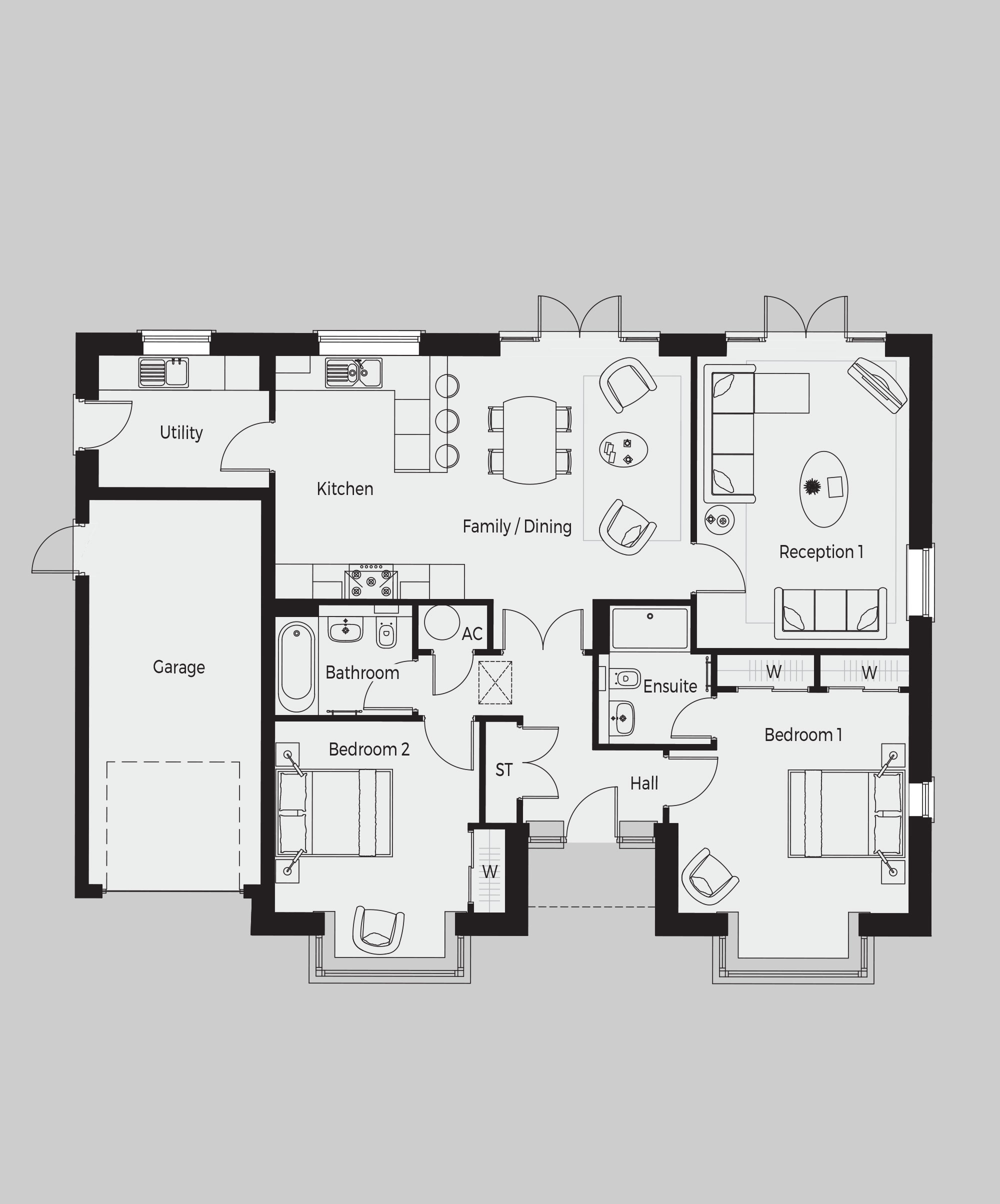 The-Alton-floor-plan Deerhurst Gardens - New houses in Warwickshire