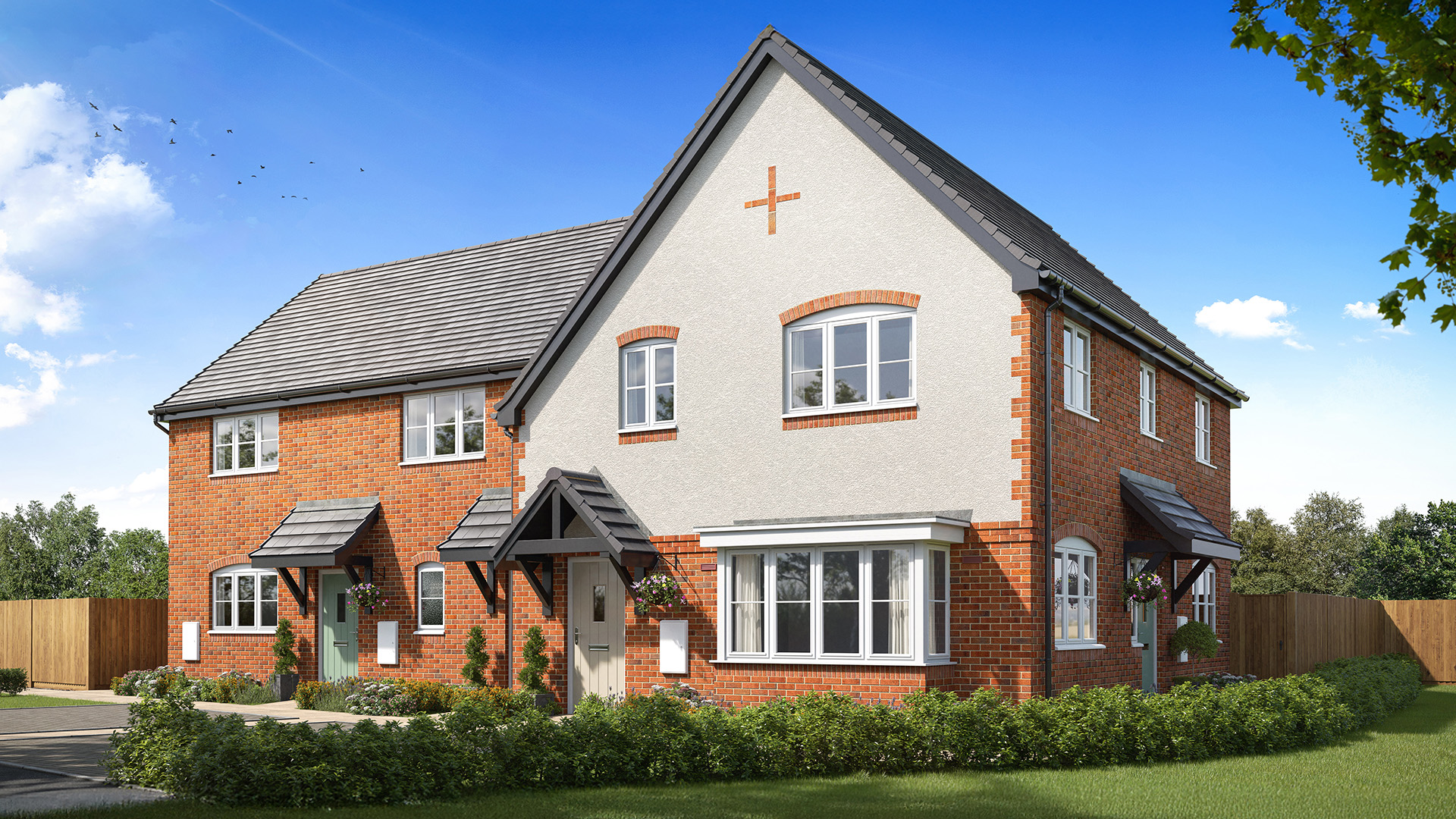 The Honeysuckle Heather Hosta Hebe Severn Meadows